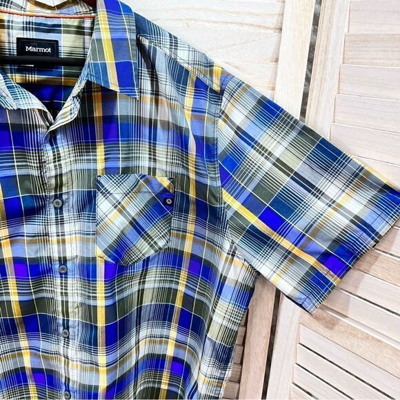 Marmot Plaid Camp Shirt XXL 2XL - Picture 4 of 14